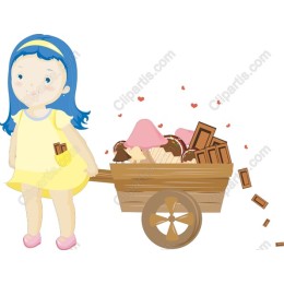 Charming Ice Cream Cart