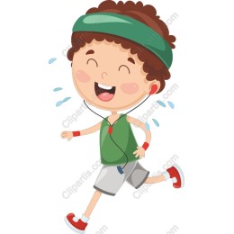 Playful Athletic Boy