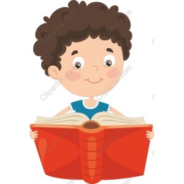 Charming Boy Reading