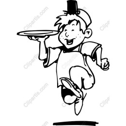 Cheerful Boy with Plate