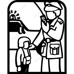 Police Officer and Child Interaction