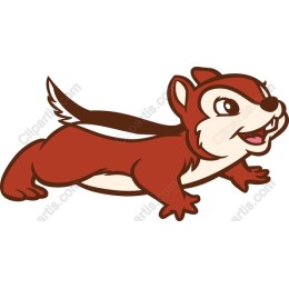 Charming Cartoon Chipmunk