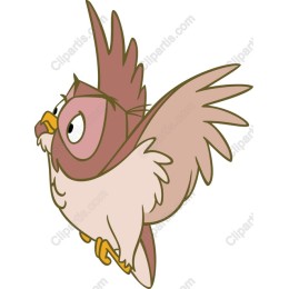 Charming Cartoon Owl