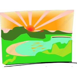 Sunset Reflections - Vibrant Nature