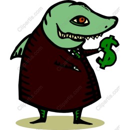 Alligator in Suit Money
