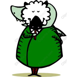 Whimsical Sheep & Crocodile