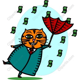 Charming Cat Money Catcher