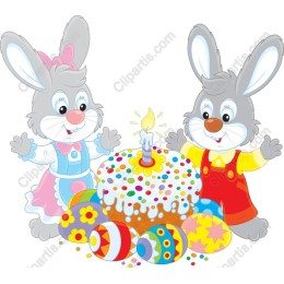 Charming Bunny Birthday Cake