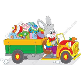 Easter Bunny's Egg Truck