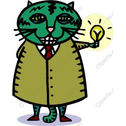 Whimsical Business Cat