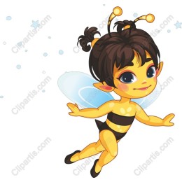 Playful Bee Character