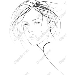 Minimalist Female Portrait