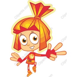 Playful Cartoon Character