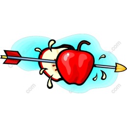 Arrow Through Apple