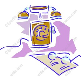 Retro Telephone with Glasses and Notes