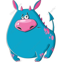 Playful Blue Cow