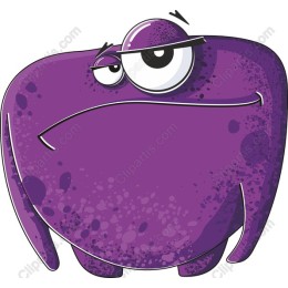 Playful Purple Character