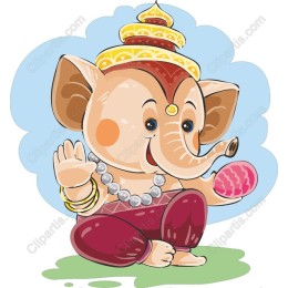 Playful Lord Ganesha