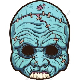 Creepy Vintage Zombie Face