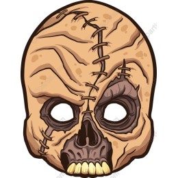 Vintage Stitched Skull