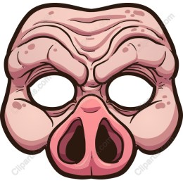 Cartoon Pig Mask