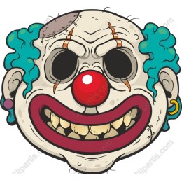 Creepy Clown Mask