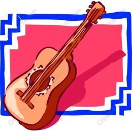 Vibrant Acoustic Guitar