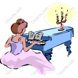 Ballerina at Piano