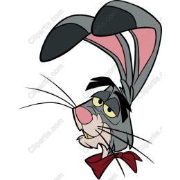 Playful Cartoon Rabbit