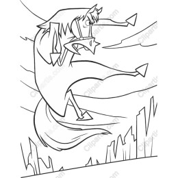 Dynamic Leaping Horse