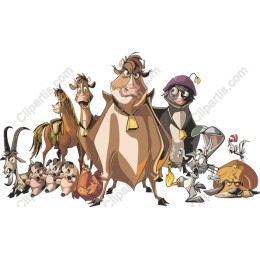 Whimsical Animal Ensemble Set