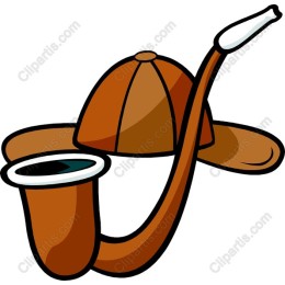 Charming Detective Hat and Pipe
