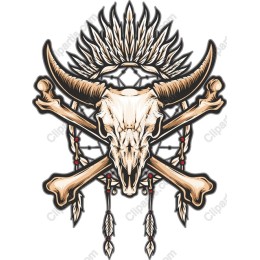 Bull Skull Dreamcatcher