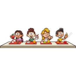 Cheerful Kids Healthy Eating