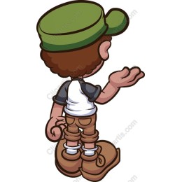 Whimsical Young Boy