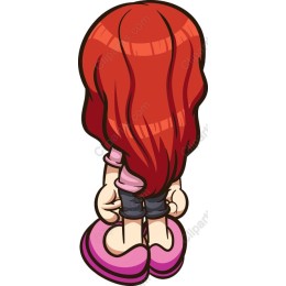 Whimsical Red-Haired Character