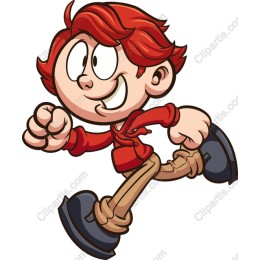 Energetic Young Boy