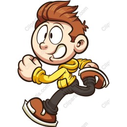 Energetic Boy in Yellow Hoodie