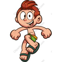 Cheerful Boy Summer Fun