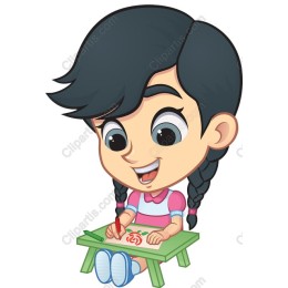 Creative Drawing Girl