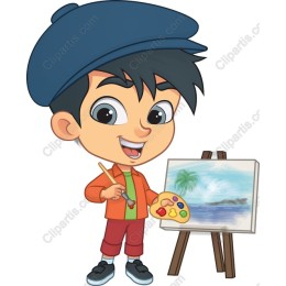 Joyful Young Artist