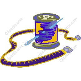 Vibrant Sewing Spool and Measuring Tape