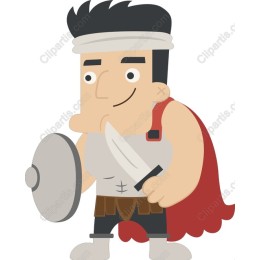 Cartoon Gladiator