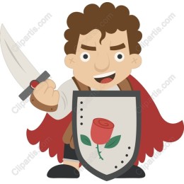 Heroic Knight Clipart