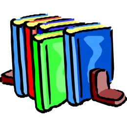 Colorful Stacked Books