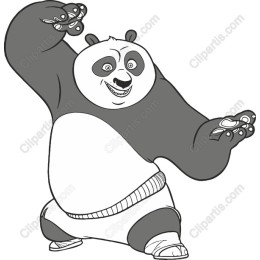 Playful Panda Clipart
