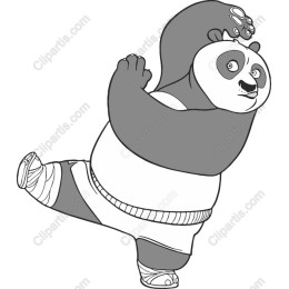 Playful Panda in and