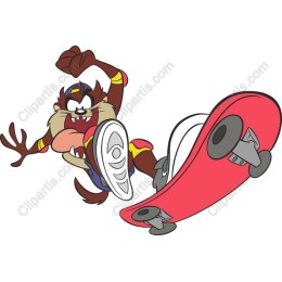 Energetic Cartoon Skater