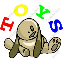 Charming Cartoon Rabbit