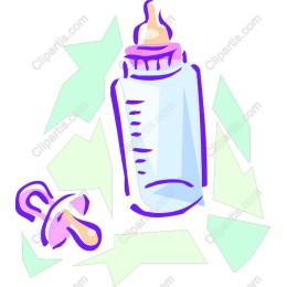 Charming Baby Bottle and Pacifier